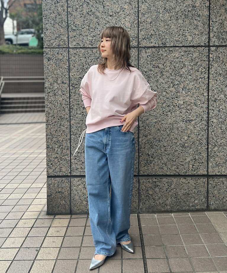 Rouge vif「【RED CARD/レッドカード】別注Dakota ルーズストレートデニム」|デニム|