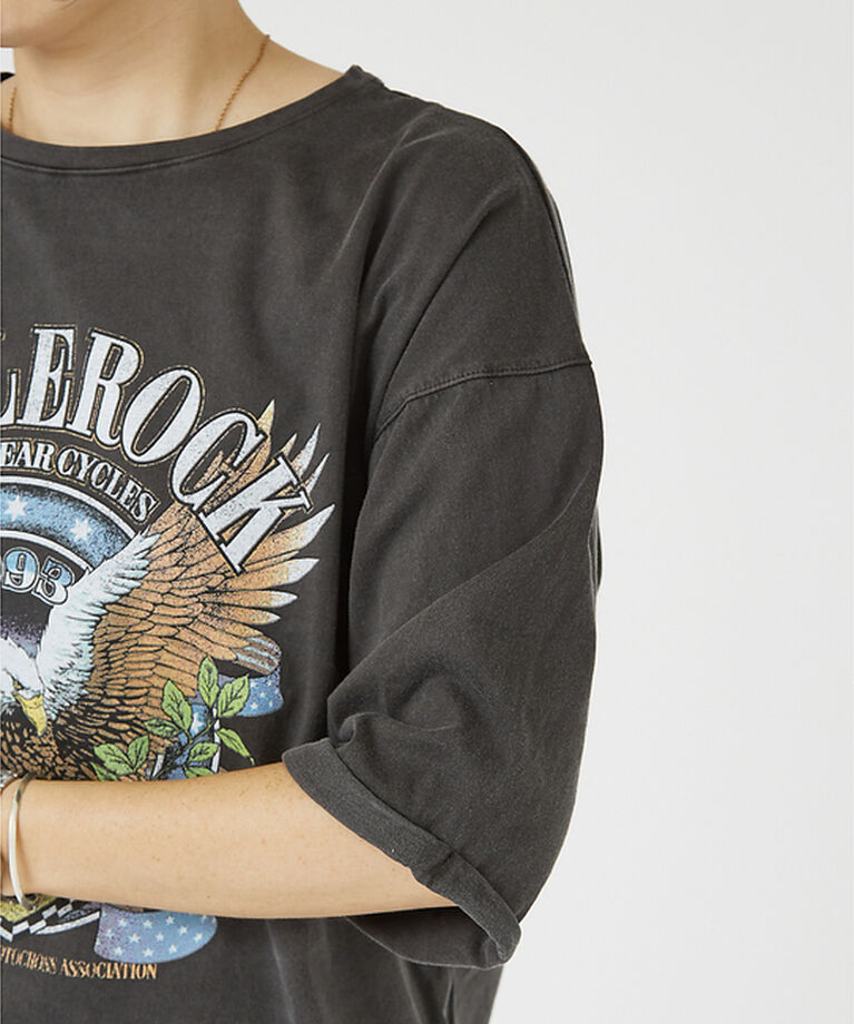 Rouge vif「【MICA&DEAL×GOOD ROCK SPEED】5分袖  コラボロックTシ」|Tシャツ・カットソー|