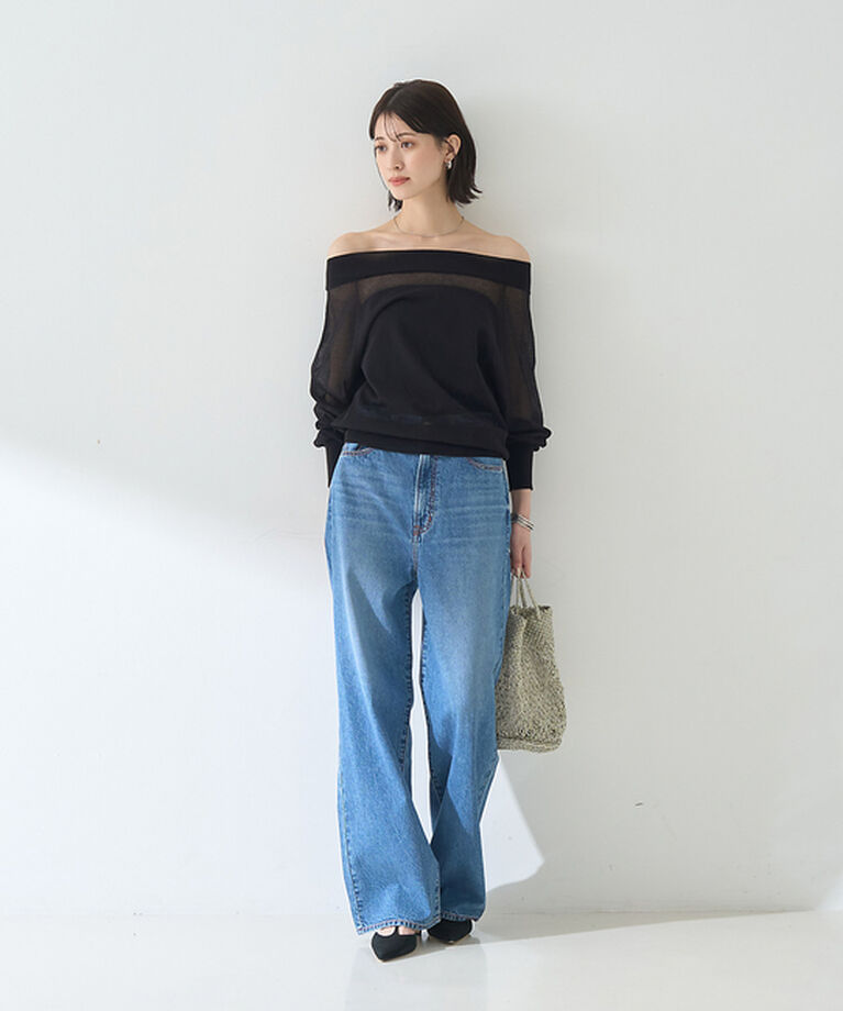 Rouge vif「オフショルシアーニットプルオーバー」|ニット・セーター|