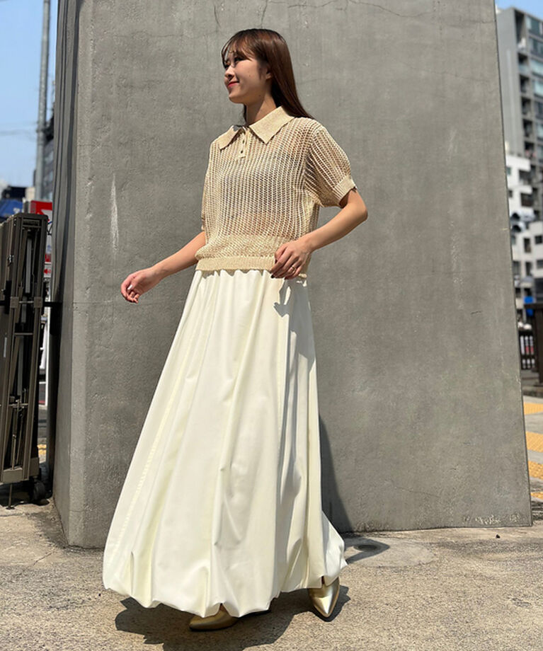Rouge vif「【一部店舗限定】とろみバルーンスカート」|スカート|