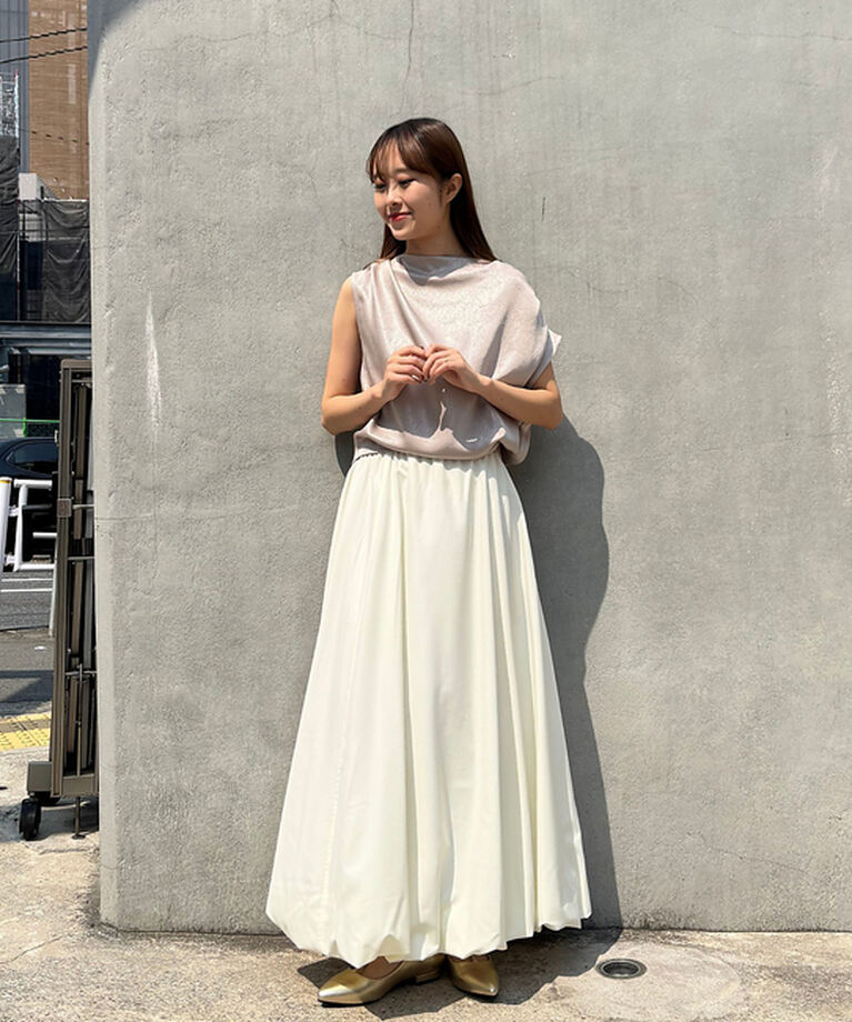 Rouge vif「【一部店舗限定】とろみバルーンスカート」|スカート|