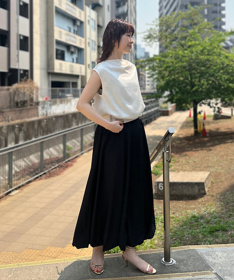 Rouge vif「【一部店舗限定】とろみバルーンスカート」|スカート|