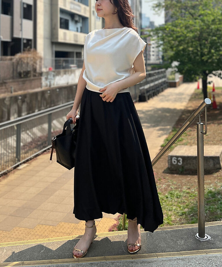 Rouge vif「【一部店舗限定】とろみバルーンスカート」|スカート|