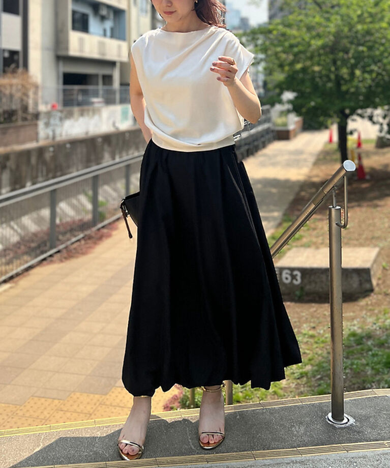Rouge vif「【一部店舗限定】とろみバルーンスカート」|スカート|