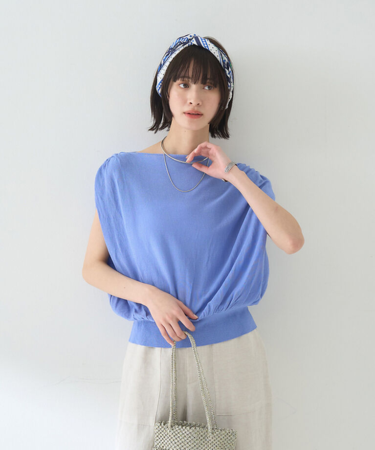 Rouge vif「ドレープニットプルオーバー」|ニット・セーター|