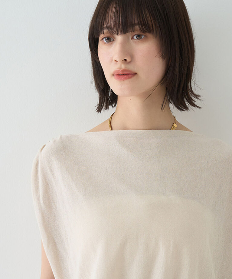 Rouge vif「ドレープニットプルオーバー」|ニット・セーター|