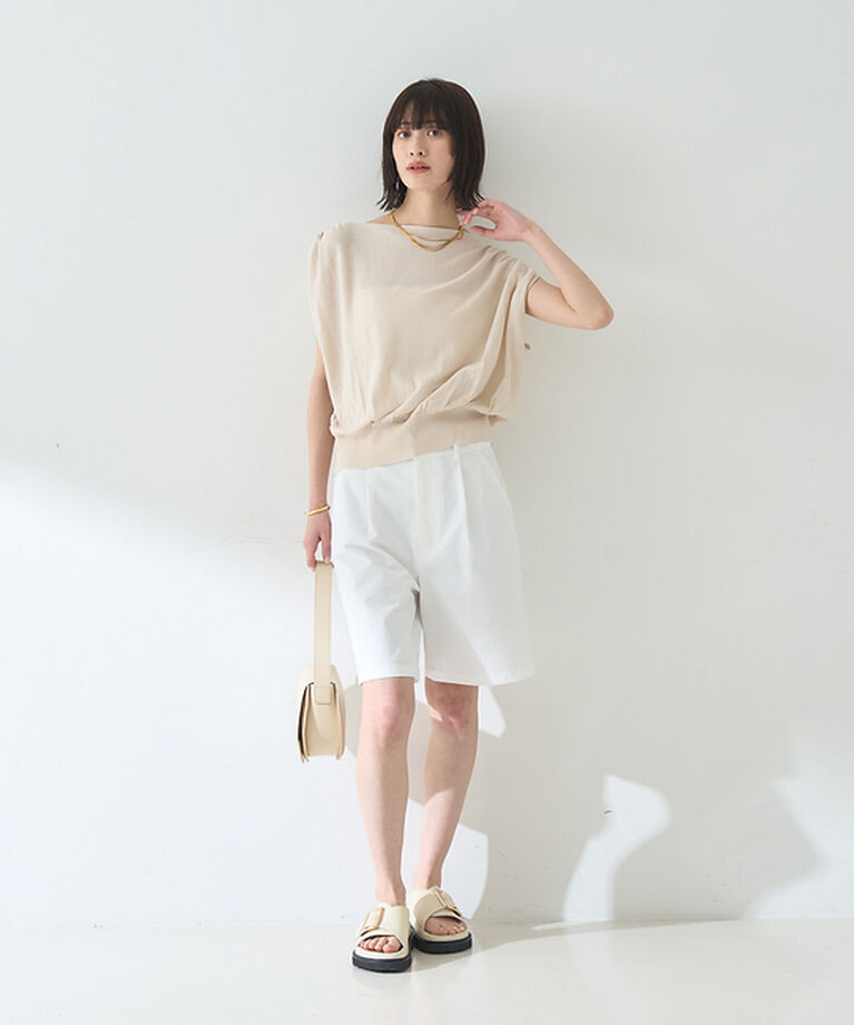 Rouge vif「ドレープニットプルオーバー」|ニット・セーター|