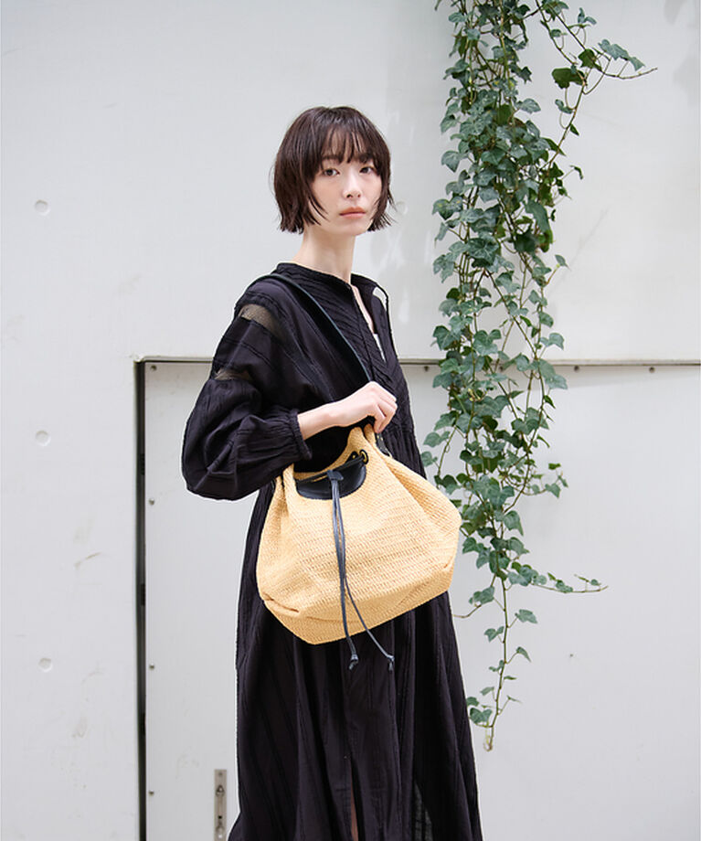 Rouge vif「【Ampersand / アンパサンド】basket like bag/AP24」|ショルダー・メッセンジャー|