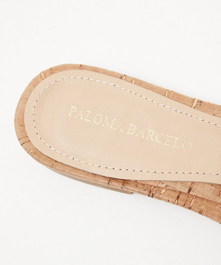 qualite「【PALOMA BARCELO】LEIRE　リボンフラットサンダル」|サンダル|