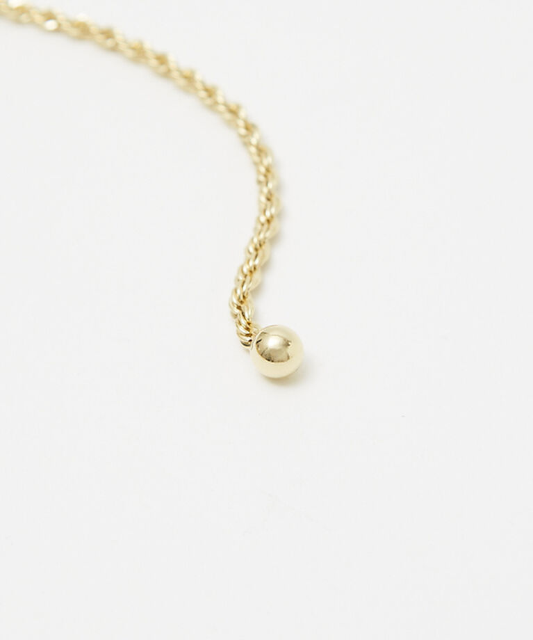 qualite「スクリューチェーンネックレス」|ネックレス|