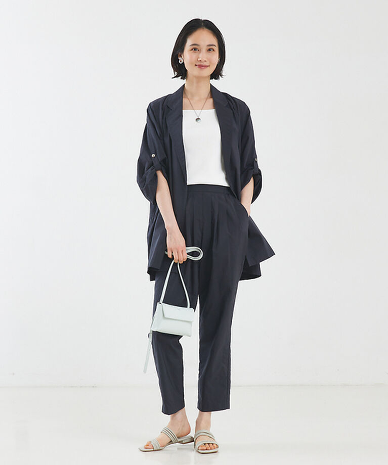 qualite「【セットアップ対応】撥水マイクロタフタタックパンツ」|その他|
