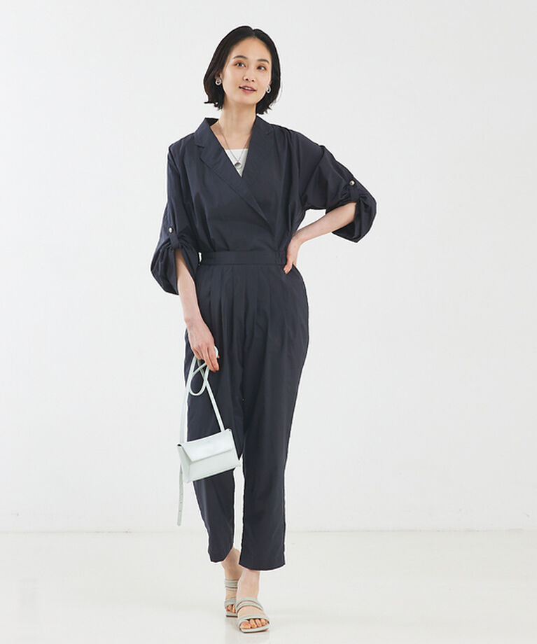 qualite「【セットアップ対応】撥水マイクロタフタタックパンツ」|その他|