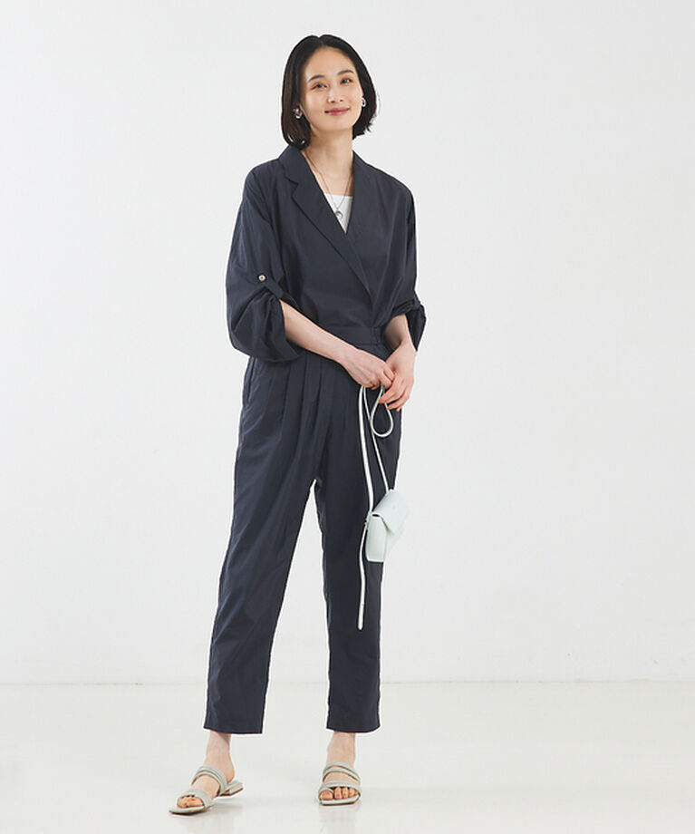 qualite「【セットアップ対応】撥水マイクロタフタタックパンツ」|その他|