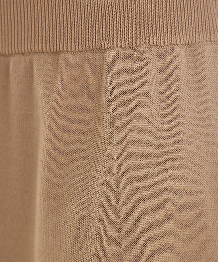 qualite「レーヨンストレッチサイドスリットニットパンツ」|その他|