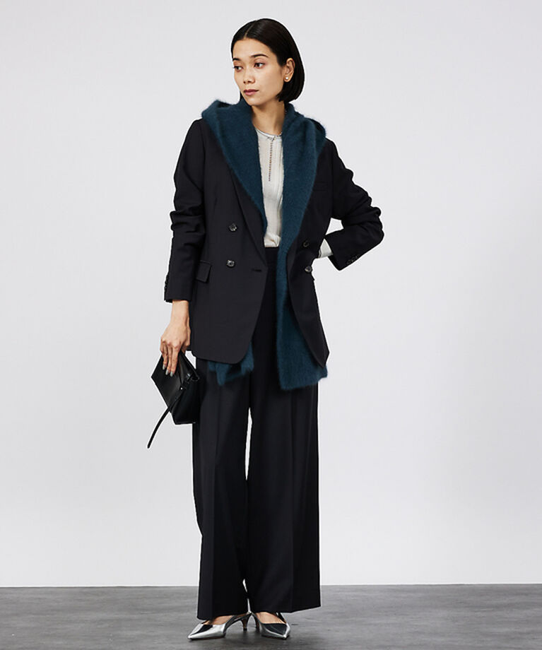 qualite「【セットアップ対応】ウールトロ2タックストレートパンツ」|その他|