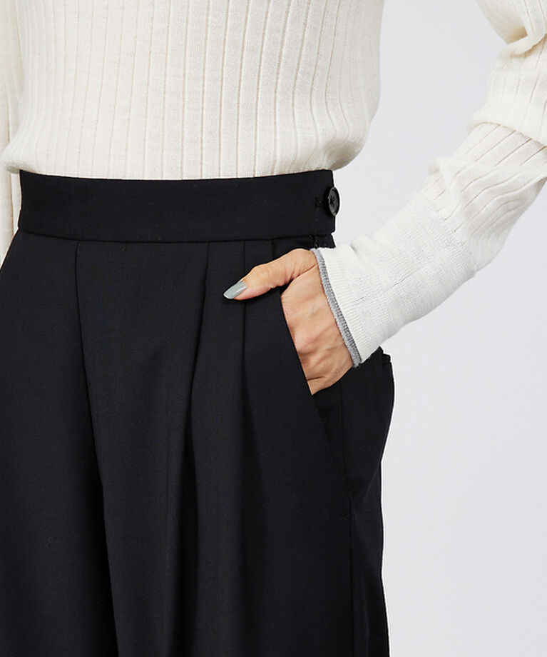 qualite「【セットアップ対応】ウールトロ2タックストレートパンツ」|その他|
