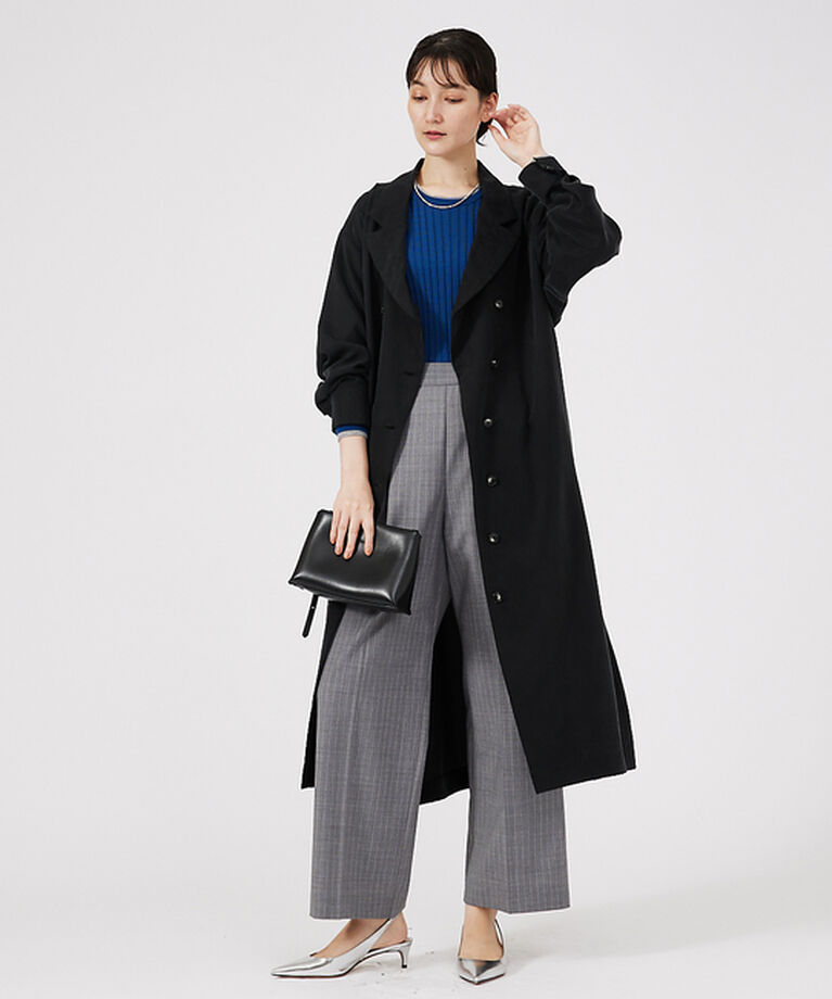 qualite「【セットアップ対応】ウールトロ2タックストレートパンツ」|その他|