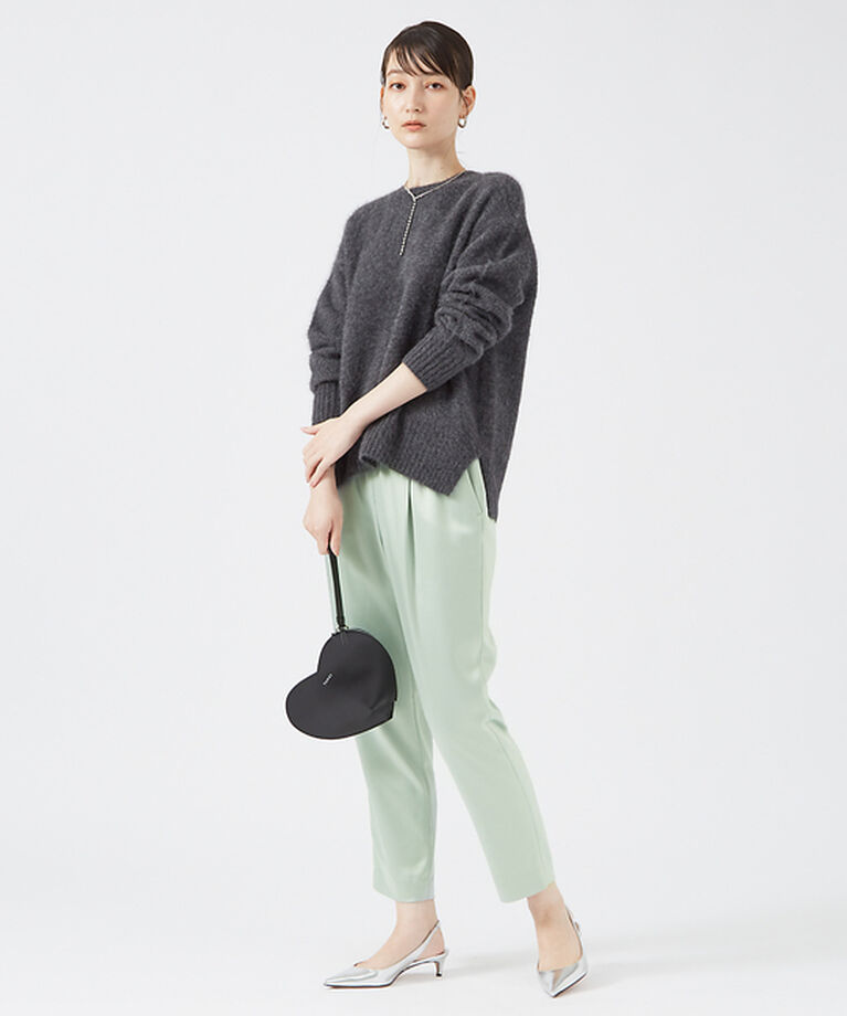 qualite「アセテートサテンドロストパンツ」|その他|