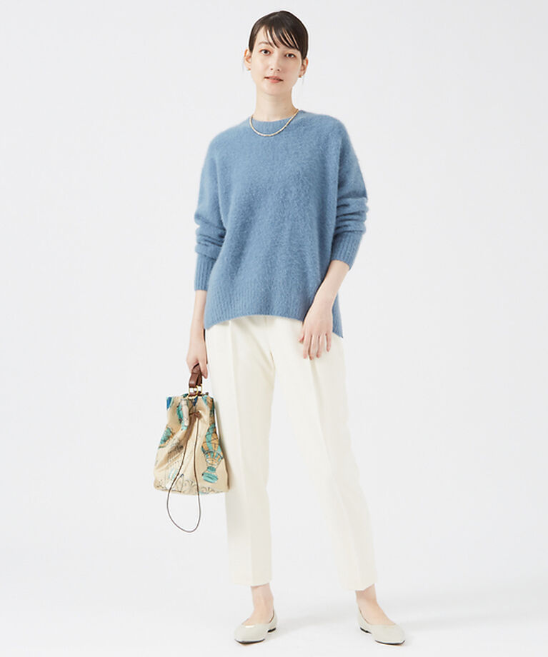 qualite「ダブルクロスセンタープレスパンツ」|その他|