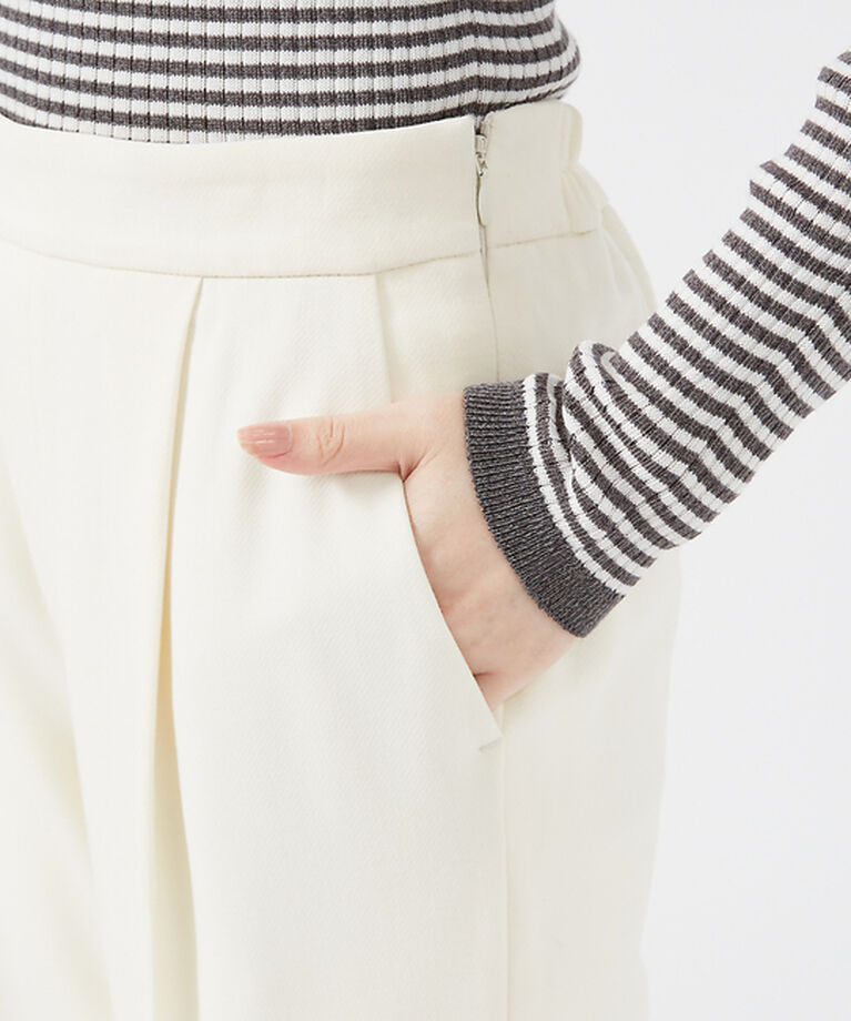 qualite「ダブルクロスセンタープレスパンツ」|その他|