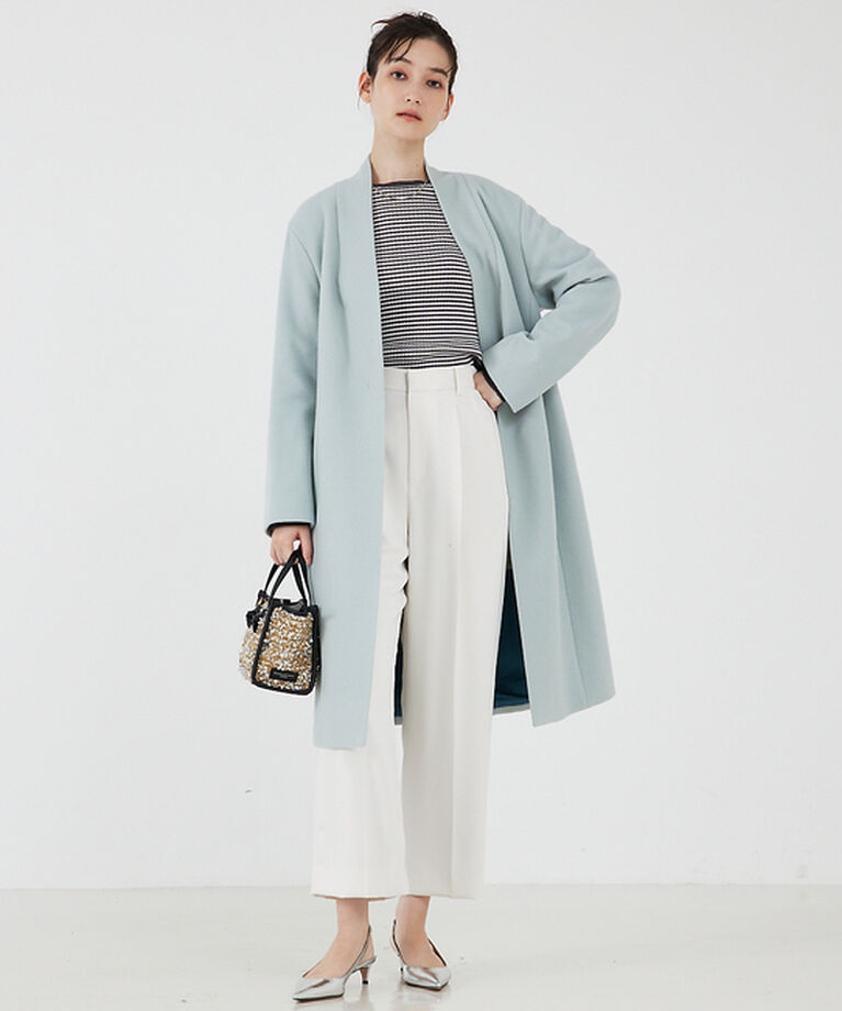 qualite「【日本製/2024AW】シームレスクルーネックニット」|ニット・セーター|