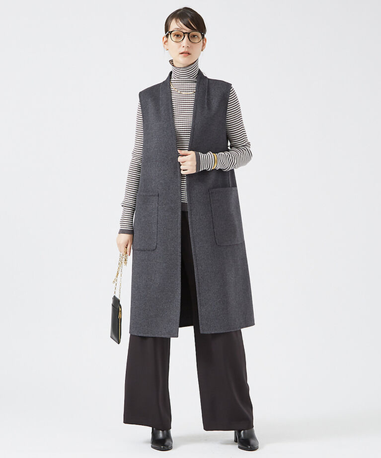 qualite「【日本製/2024AW】シームレスタートルニット」|ニット・セーター|