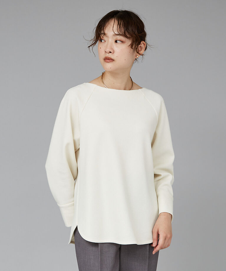 qualite「ウールジョーゼッドプルオーバー」|シャツ・ブラウス|