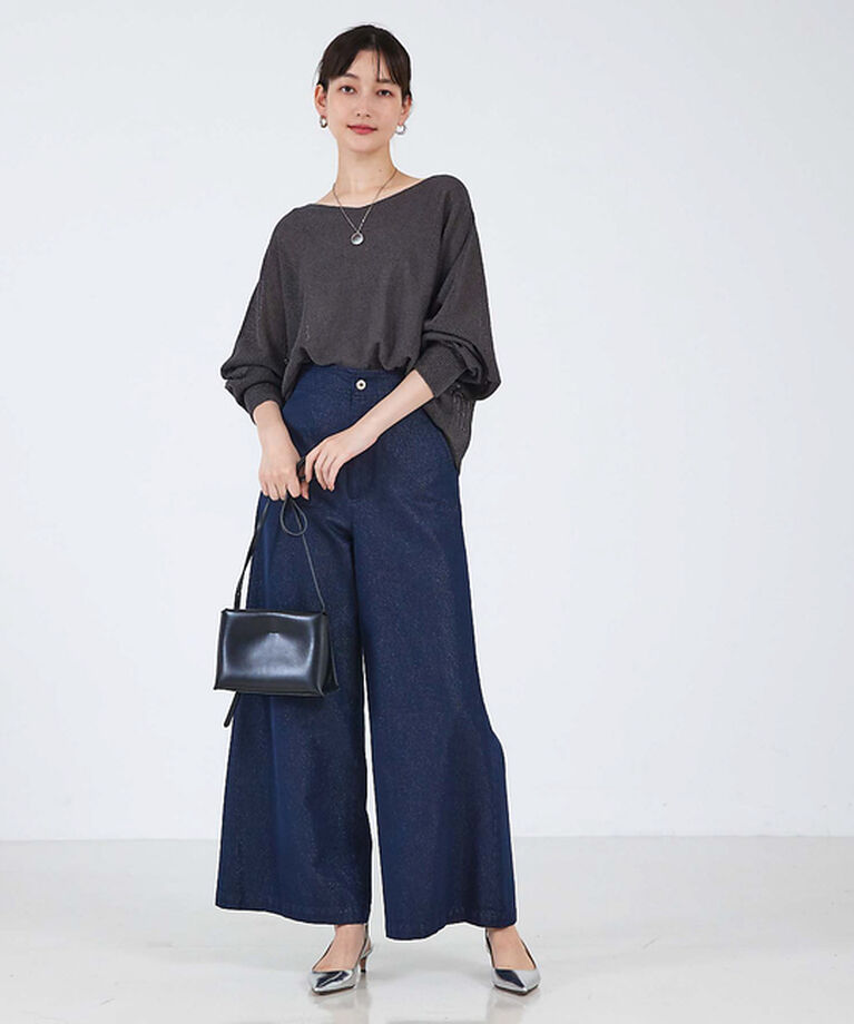 qualite「【EC＆一部店舗限定色】camifineニットプルオーバー」|ニット・セーター|