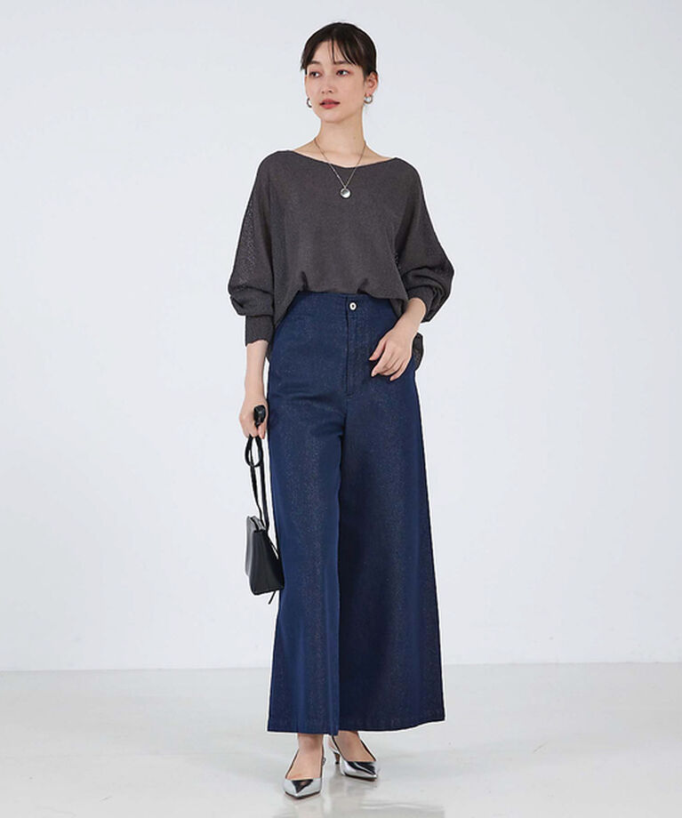 qualite「【EC＆一部店舗限定色】camifineニットプルオーバー」|ニット・セーター|