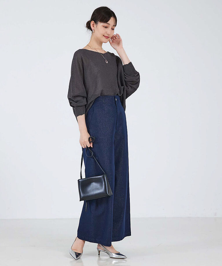 qualite「【EC＆一部店舗限定色】camifineニットプルオーバー」|ニット・セーター|