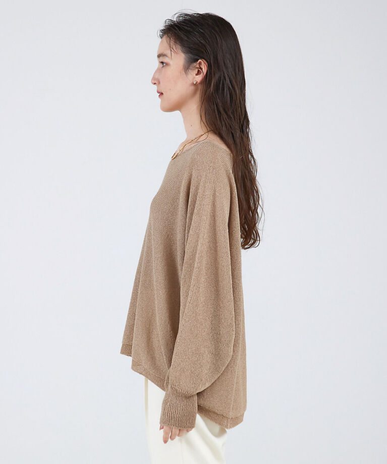 qualite「【EC＆一部店舗限定色】camifineニットプルオーバー」|ニット・セーター|