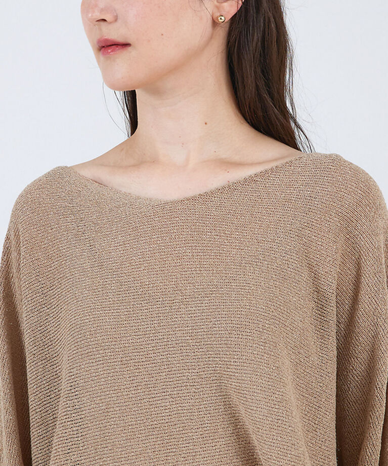 qualite「【EC＆一部店舗限定色】camifineニットプルオーバー」|ニット・セーター|