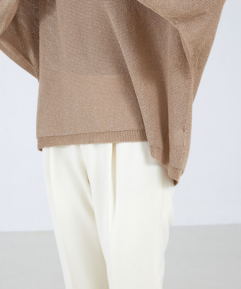 qualite「【EC＆一部店舗限定色】camifineニットプルオーバー」|ニット・セーター|