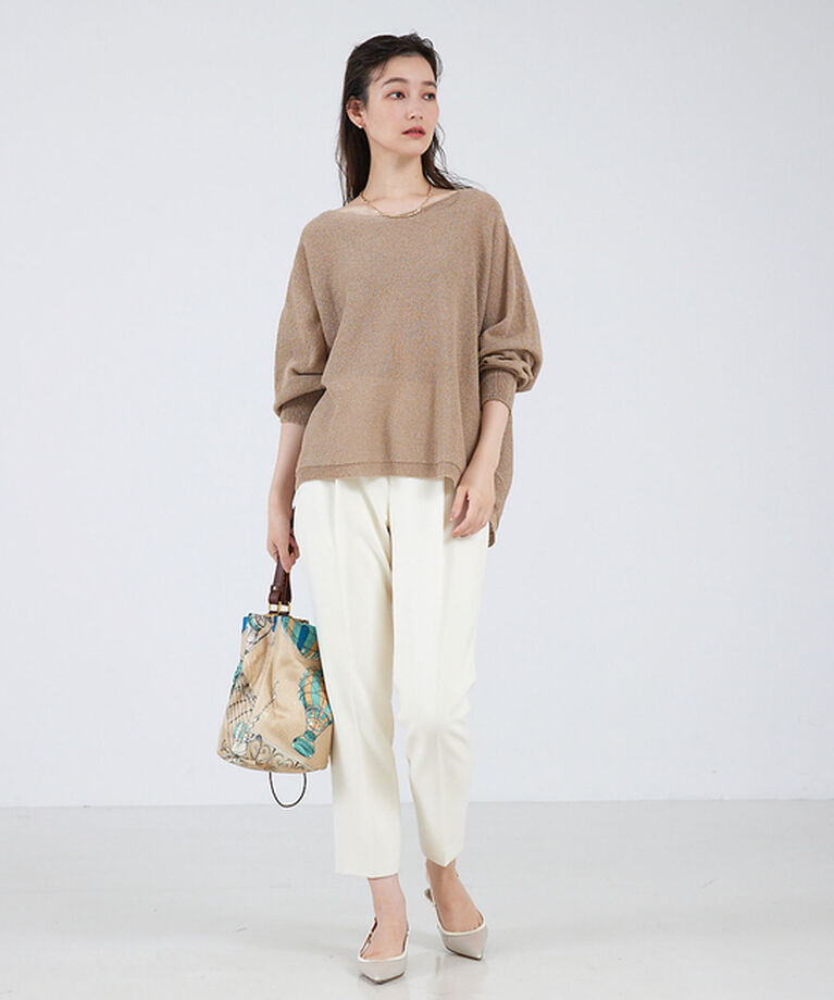 qualite「【EC＆一部店舗限定色】camifineニットプルオーバー」|ニット・セーター|