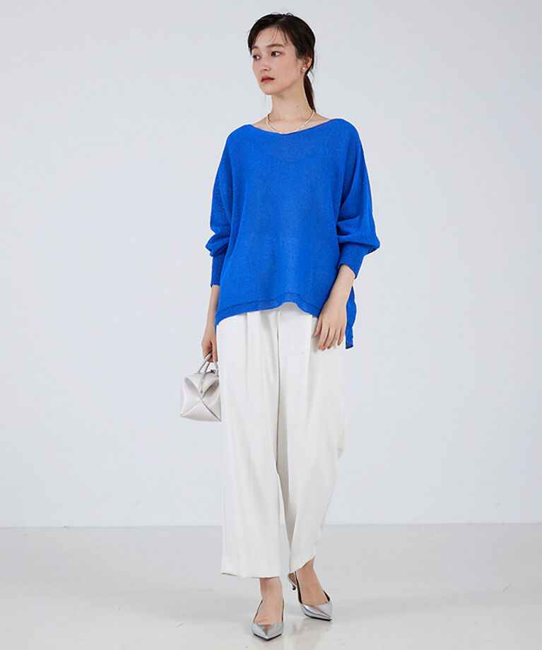 qualite「【EC＆一部店舗限定色】camifineニットプルオーバー」|ニット・セーター|