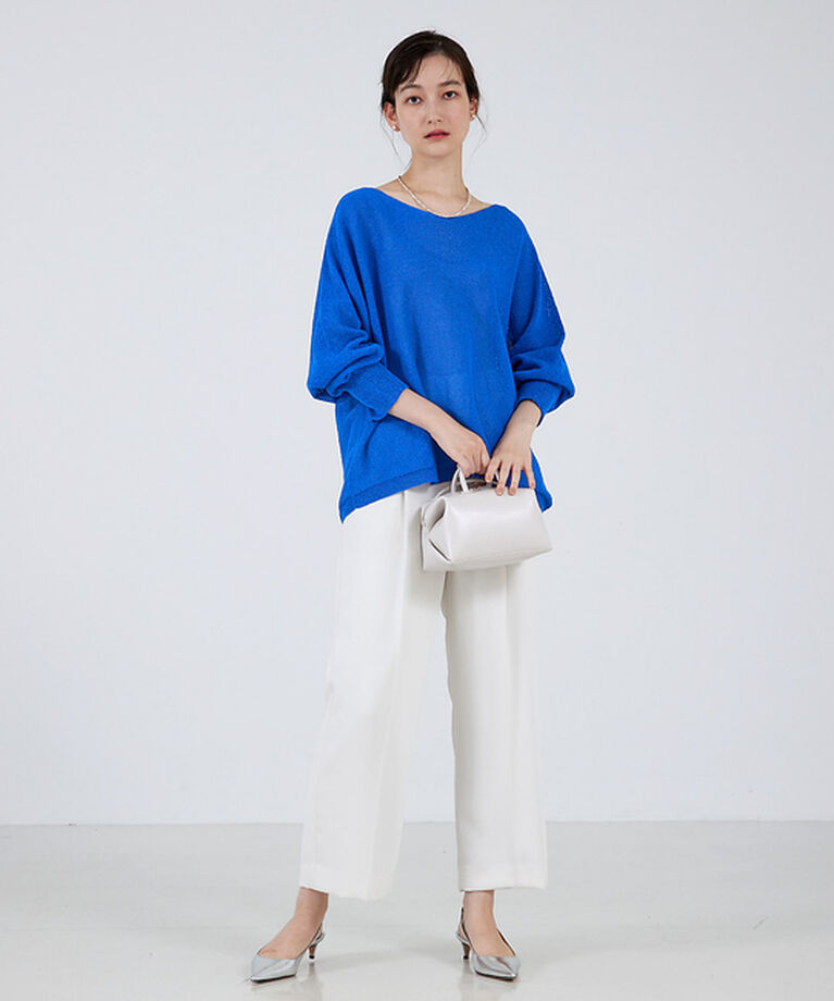 qualite「【EC＆一部店舗限定色】camifineニットプルオーバー」|ニット・セーター|