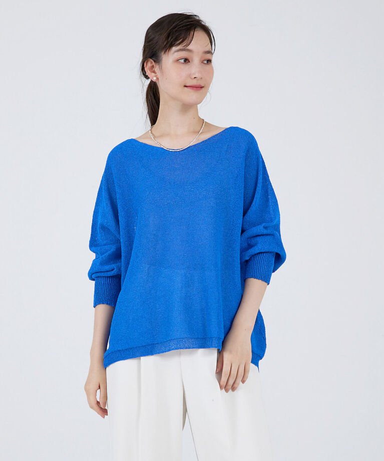 qualite「【EC＆一部店舗限定色】camifineニットプルオーバー」|ニット・セーター|