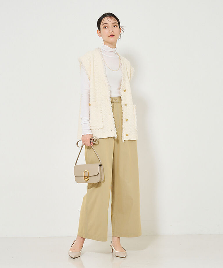 qualite「シャンブレーチノストレートパンツ」|その他|