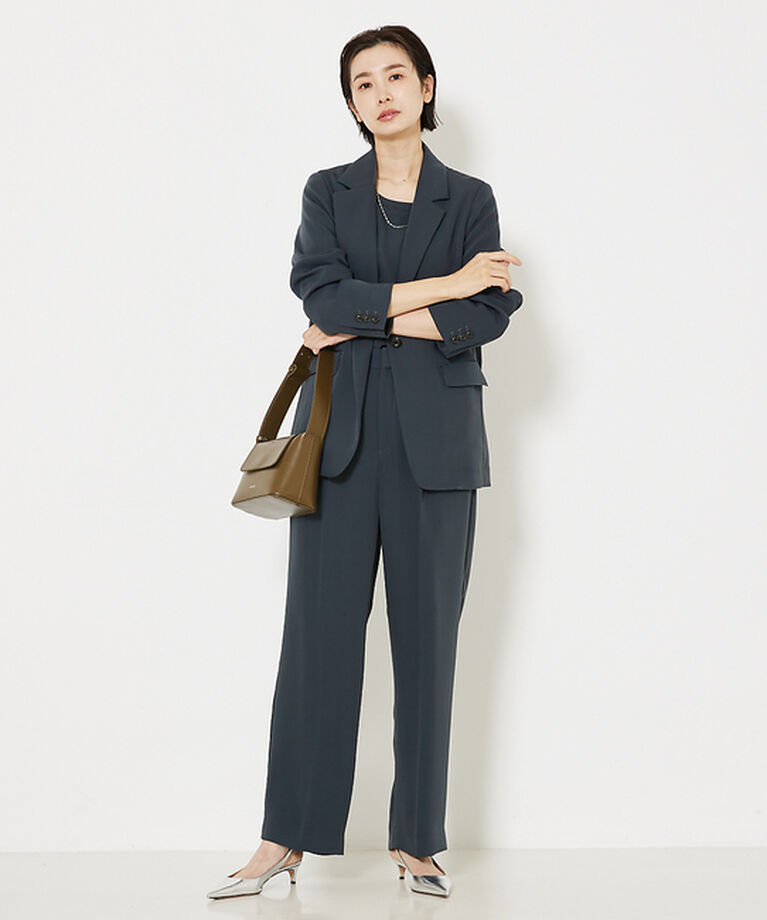 qualite「トルコサテンストレートパンツ」|その他|