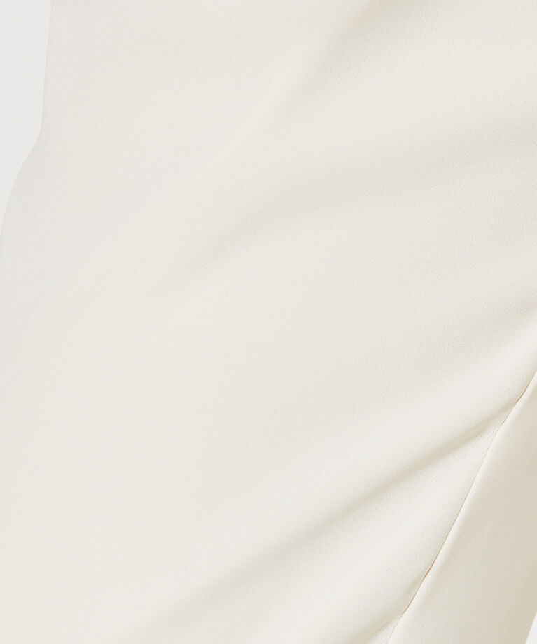 qualite「トルコサテンドロストパンツ」|スラックス|