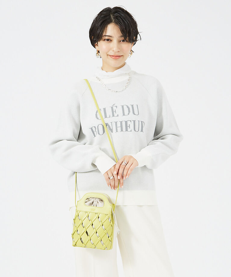 LOWELL things「Tisser mini/レザーメッシュショルダーバッグ」|ショルダー・メッセンジャー|
