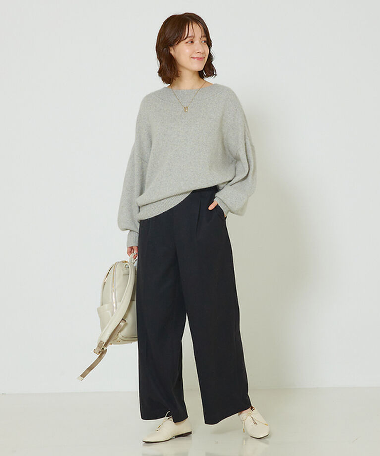 abahouse mavie「【セットアップ対応】ウォームジャージーワイドパンツ」|その他|