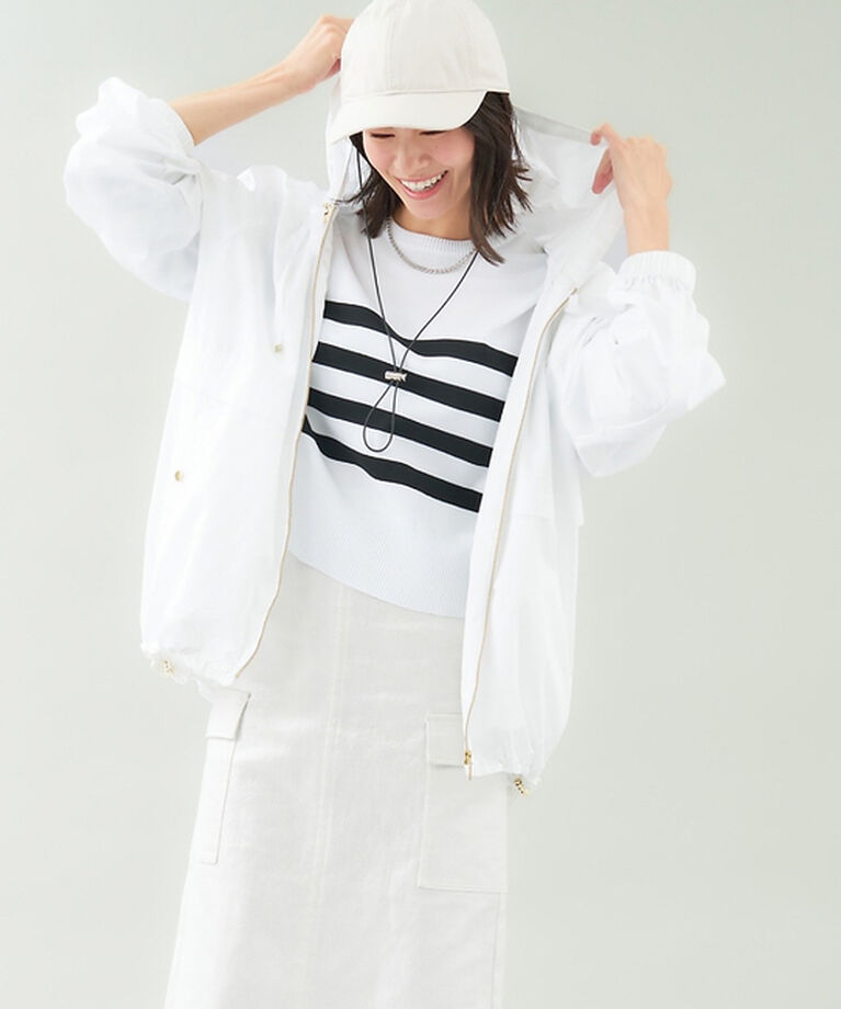 abahouse mavie「撥水ギャザーマウンテンパーカー」|その他|