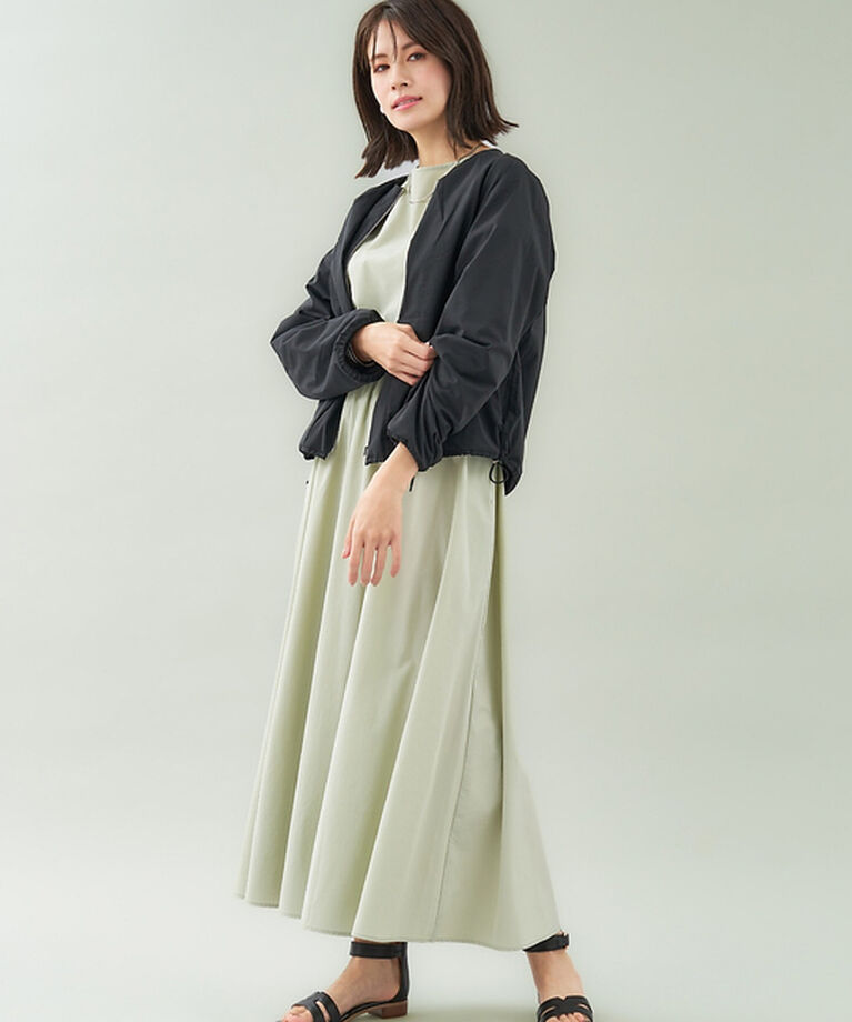 abahouse mavie「綿ナイロンメッシュリバーシブルブルゾン」|ブルゾン・スタジャン|
