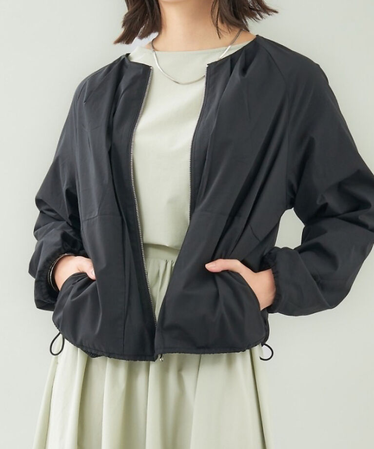 abahouse mavie「綿ナイロンメッシュリバーシブルブルゾン」|ブルゾン・スタジャン|