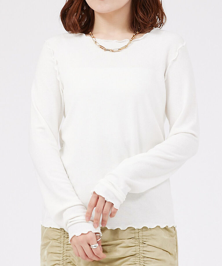 abahouse mavie「スパークナイロンクルーネックプルオーバー」|Tシャツ・カットソー|