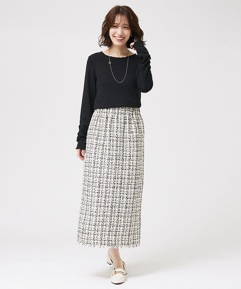 abahouse mavie「スパークナイロンクルーネックプルオーバー」|Tシャツ・カットソー|
