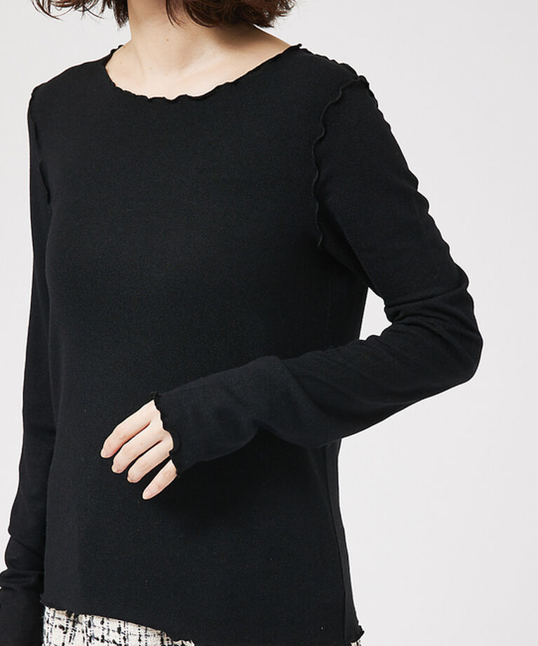 abahouse mavie「スパークナイロンクルーネックプルオーバー」|Tシャツ・カットソー|