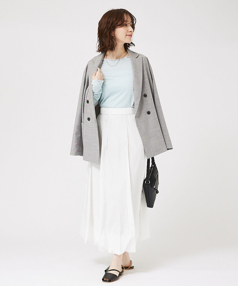 abahouse mavie「スパークナイロンクルーネックプルオーバー」|Tシャツ・カットソー|
