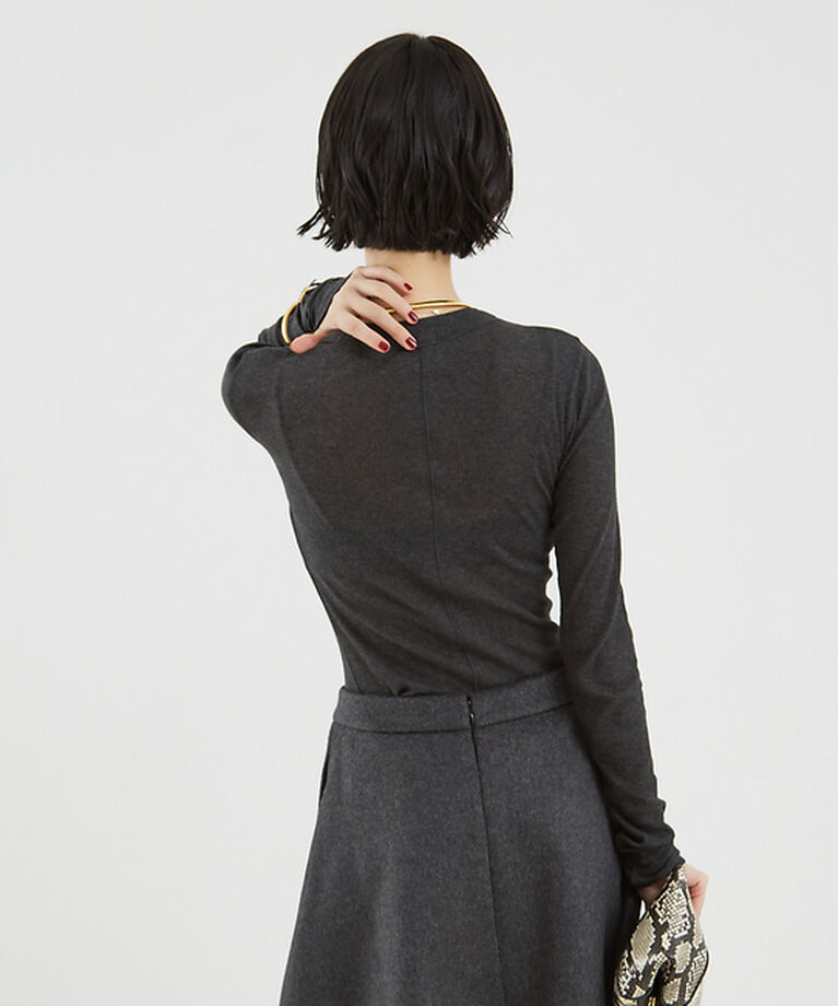 The Store by C' 「【NINETY PERCENT】ANIS SOFT RIB LONG SLEEV」|Tシャツ・カットソー|